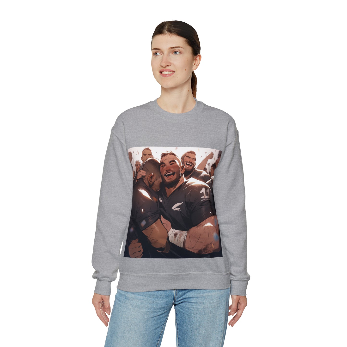All Blacks Celebrating - light sweatshirts