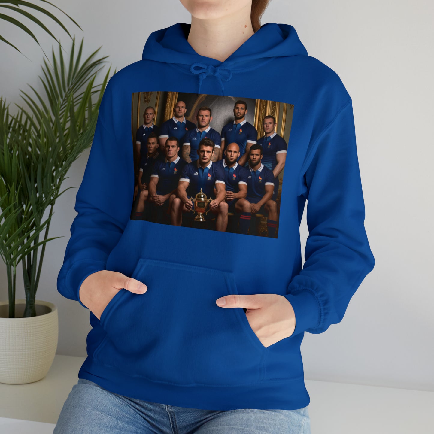 France World Cup Photoshoot - dark hoodies