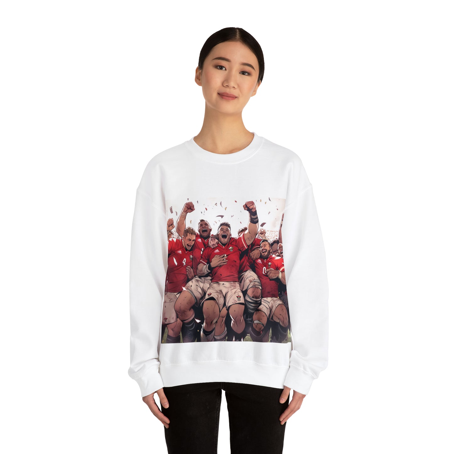 Wales Celebrating - light sweatshirts