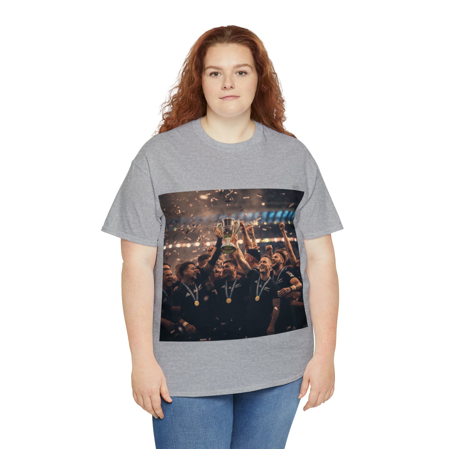 All Blacks World Cup Celebration - light shirts