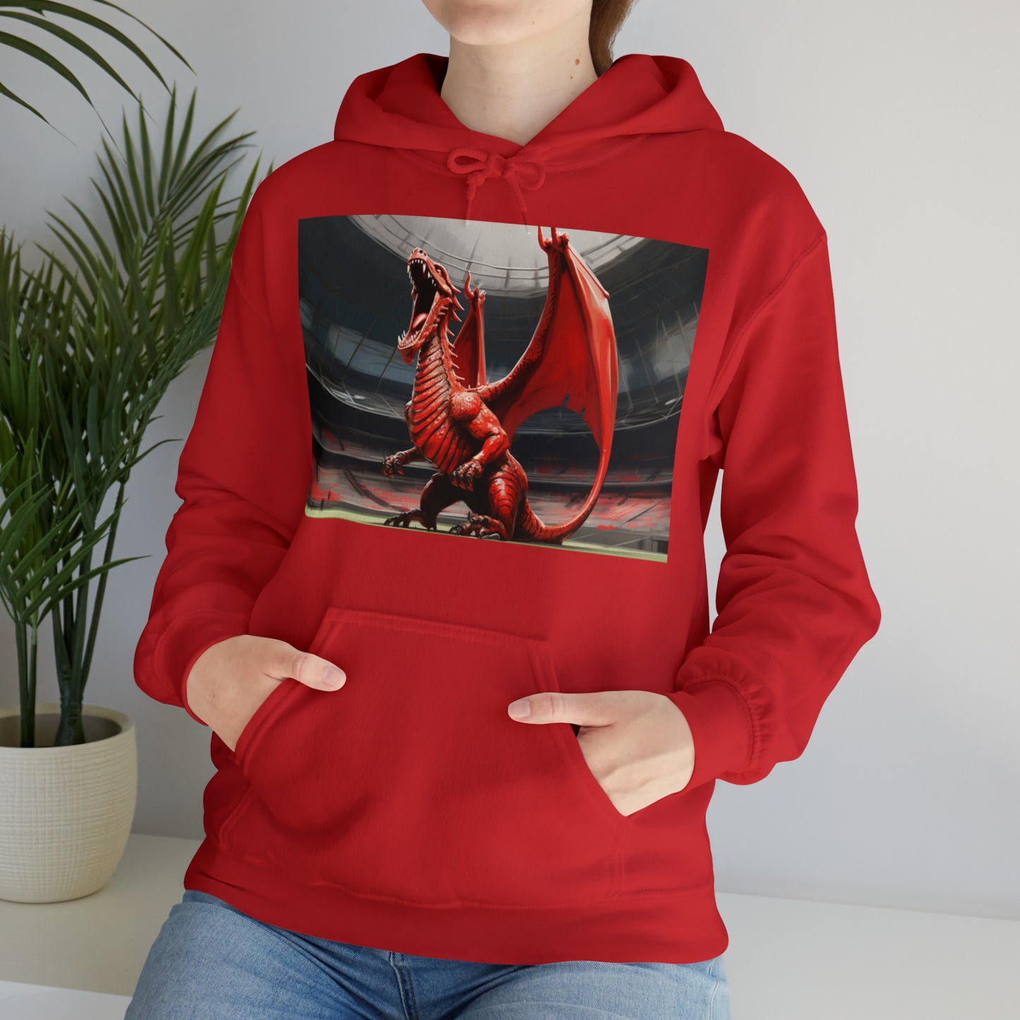 Welsh Dragon 2 - dark hoodies