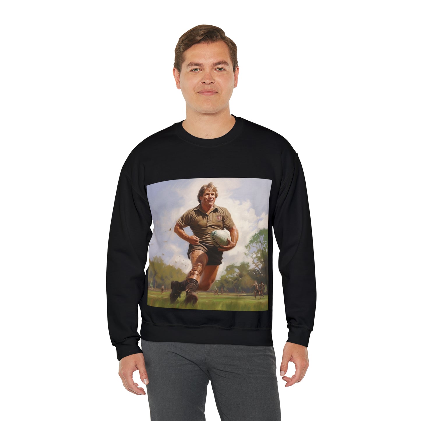 Steve Irwin 2 - black sweatshirt