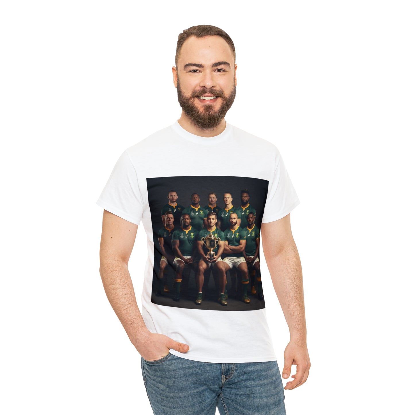 Springbok RWC photoshoot - light shirts