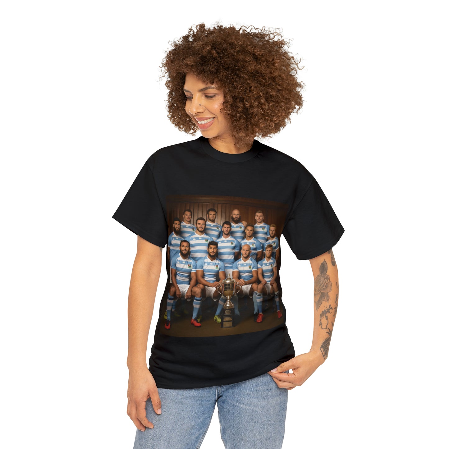 Pumas RWC photoshoot - black shirt