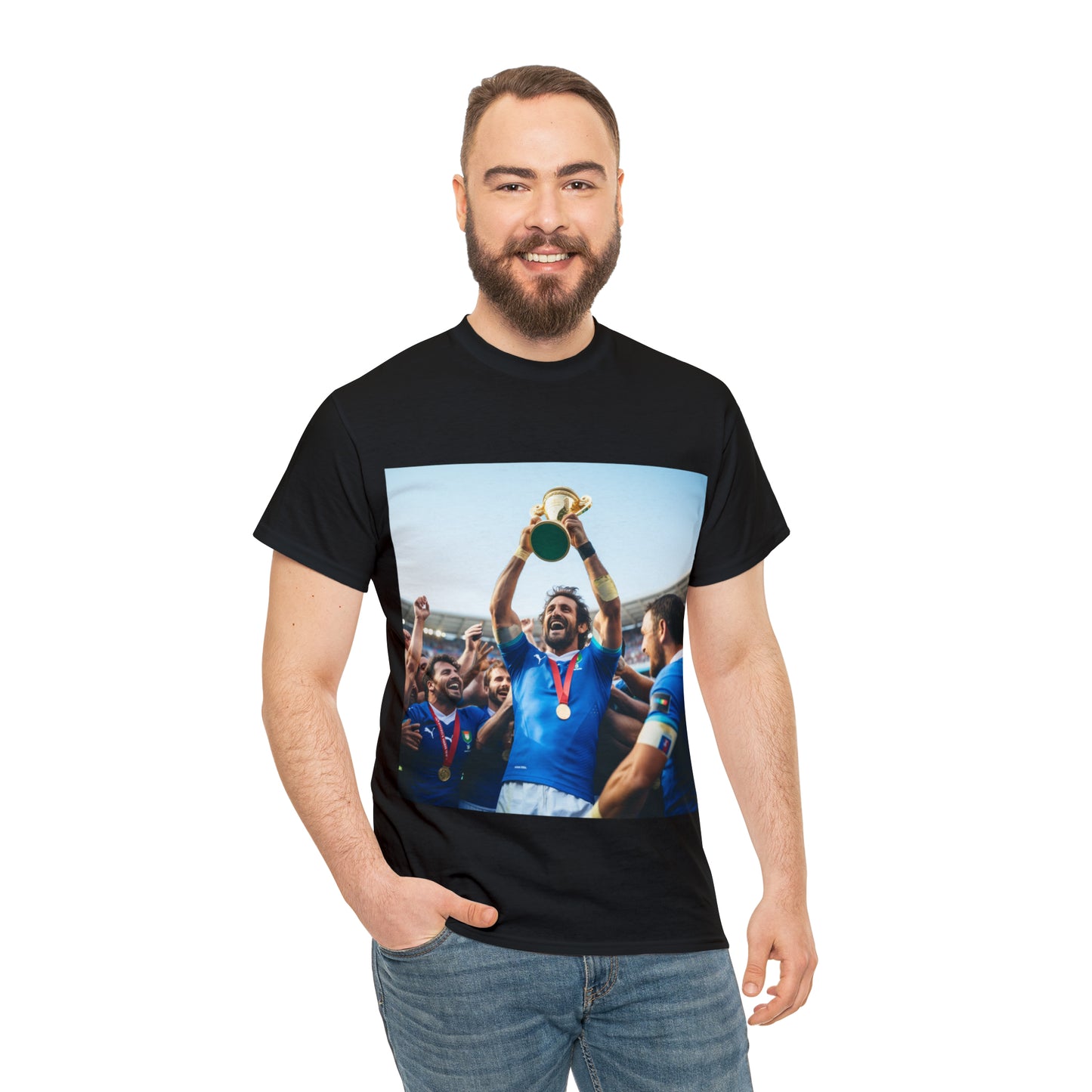 Italy Lifting the RWC - dark shirts