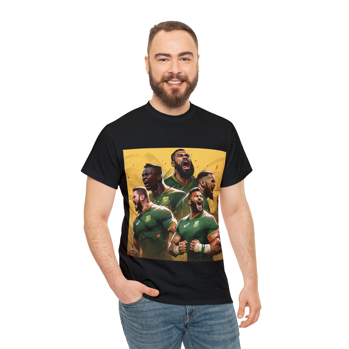 Springboks Celebrating - dark shirts