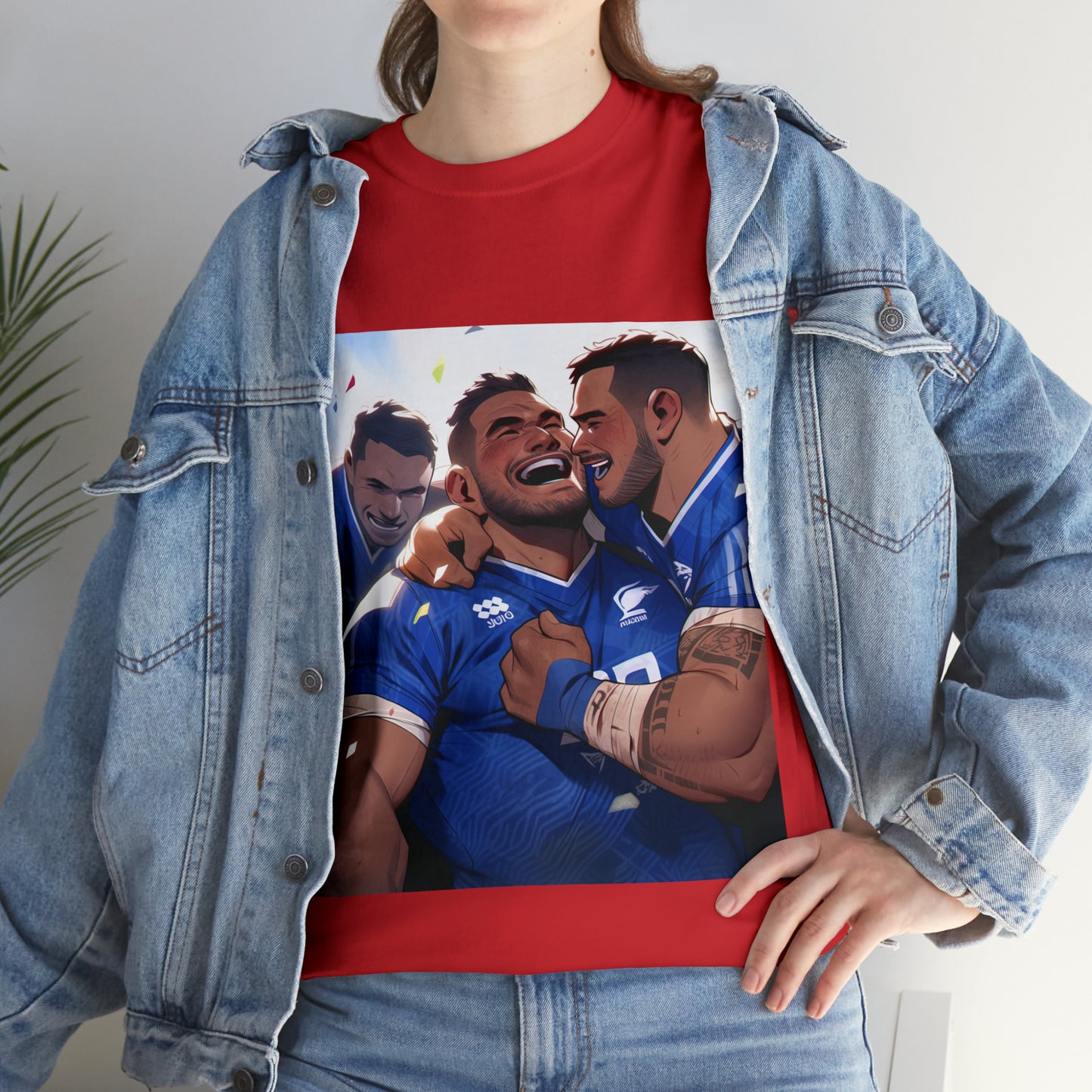 Post Match Samoa - dark shirts