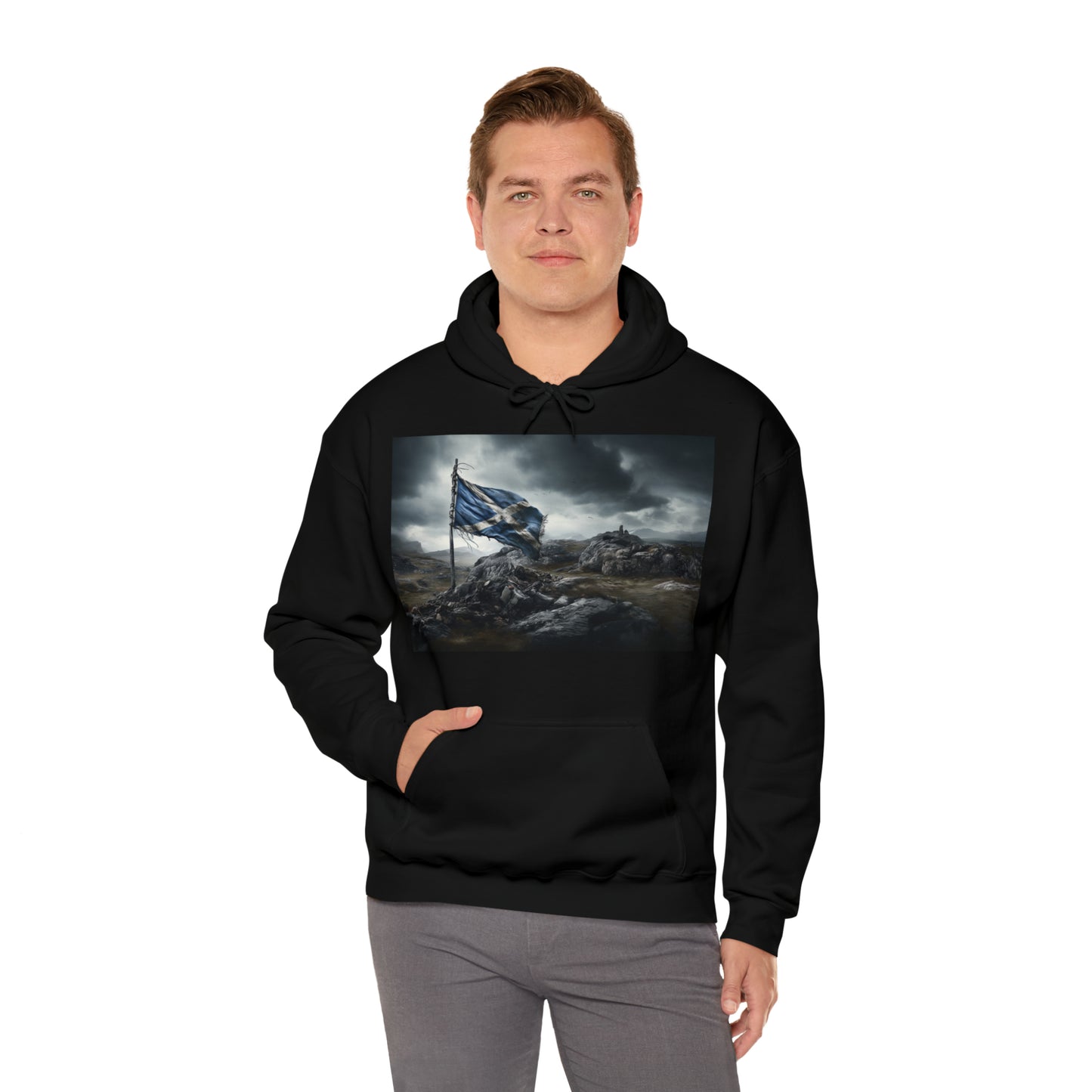 Scottish Flag - dark hoodies