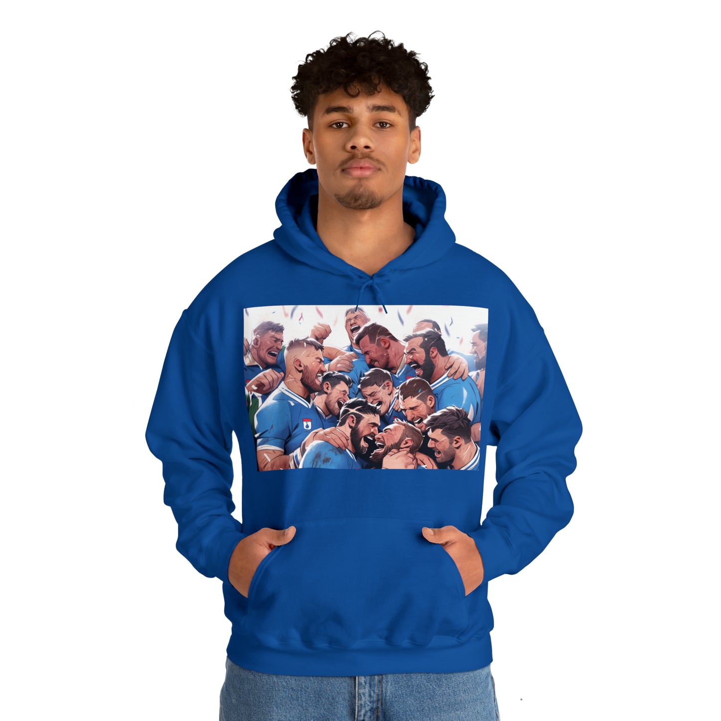 Post Match Italy - dark hoodies