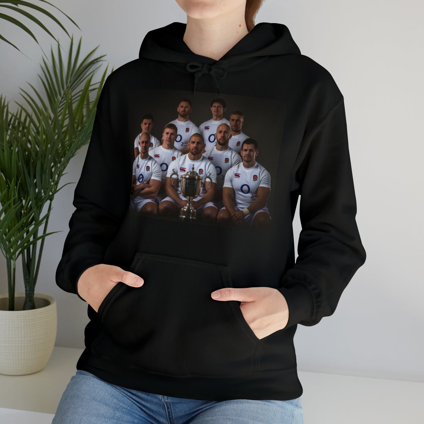 England World Cup Photoshoot - dark hoodies