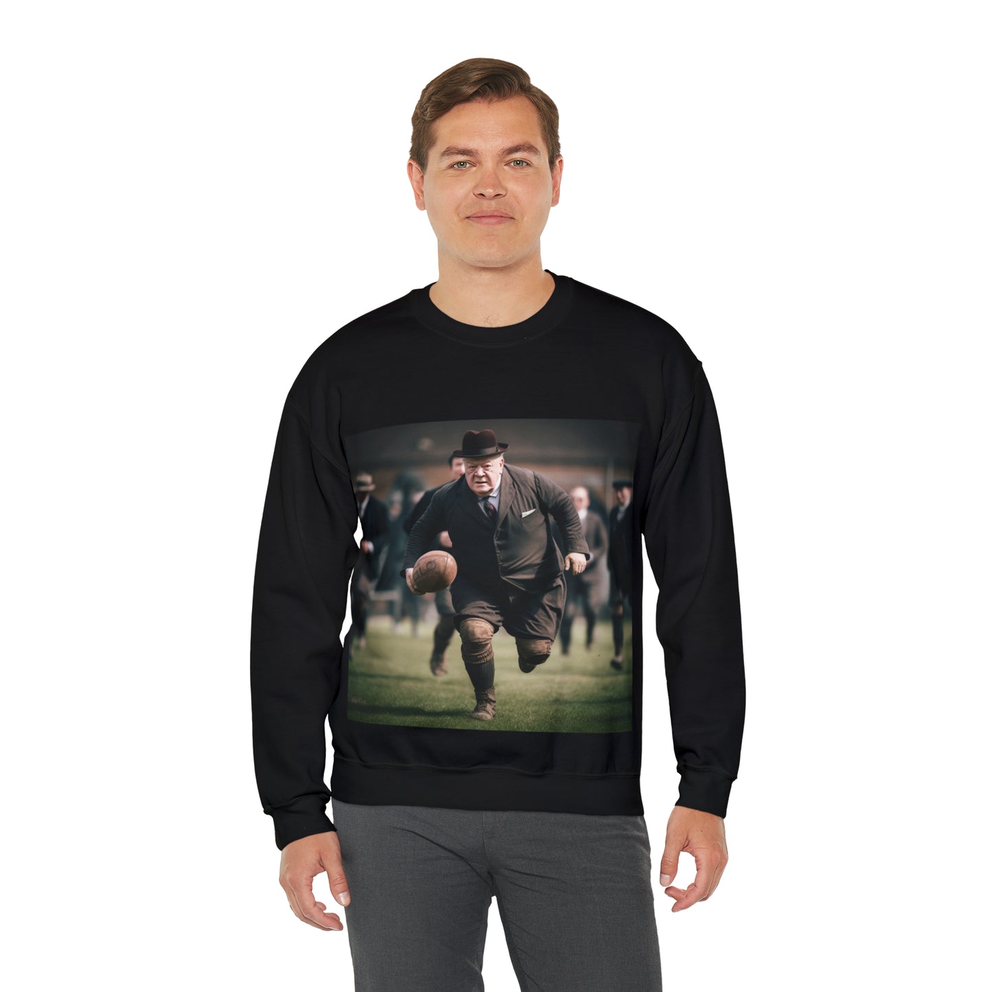 Winston Churchill - black sweatshirt