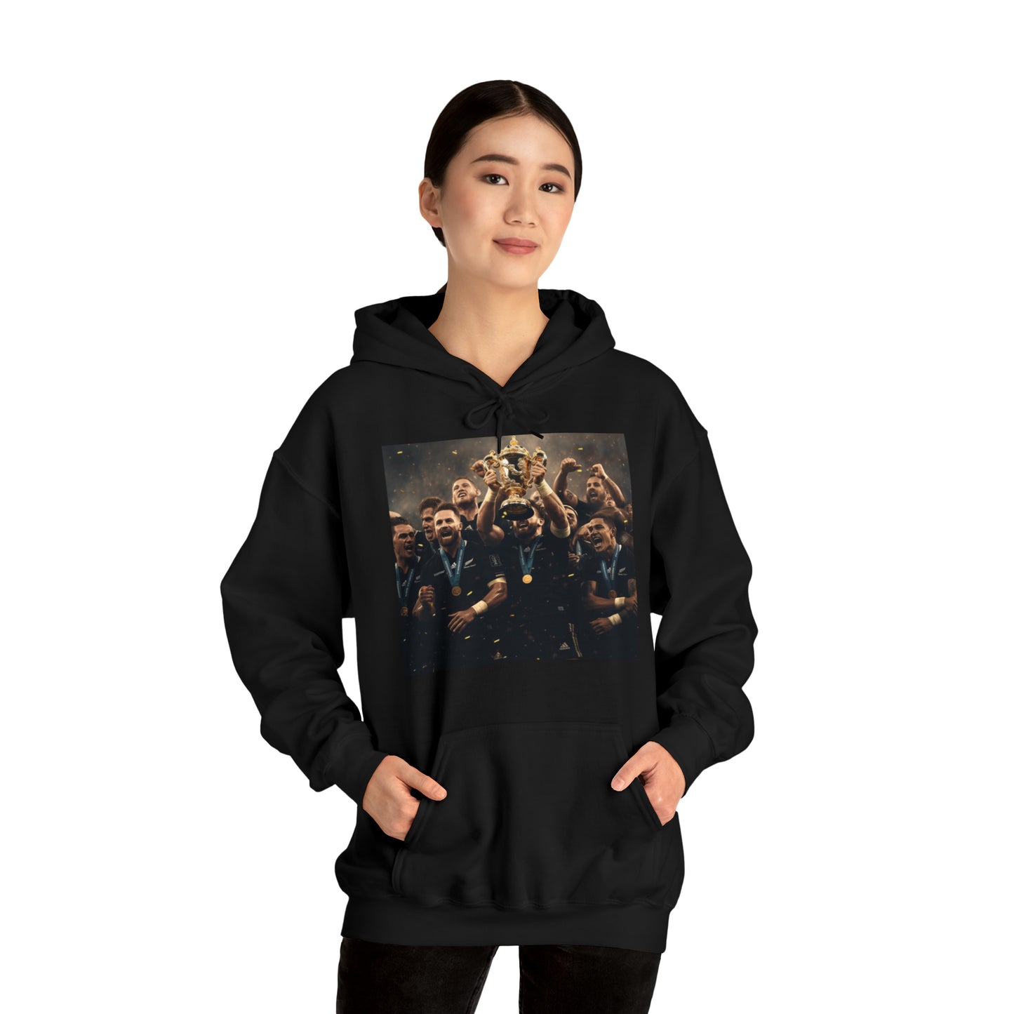 All Blacks World Cup Winners - black hoodie