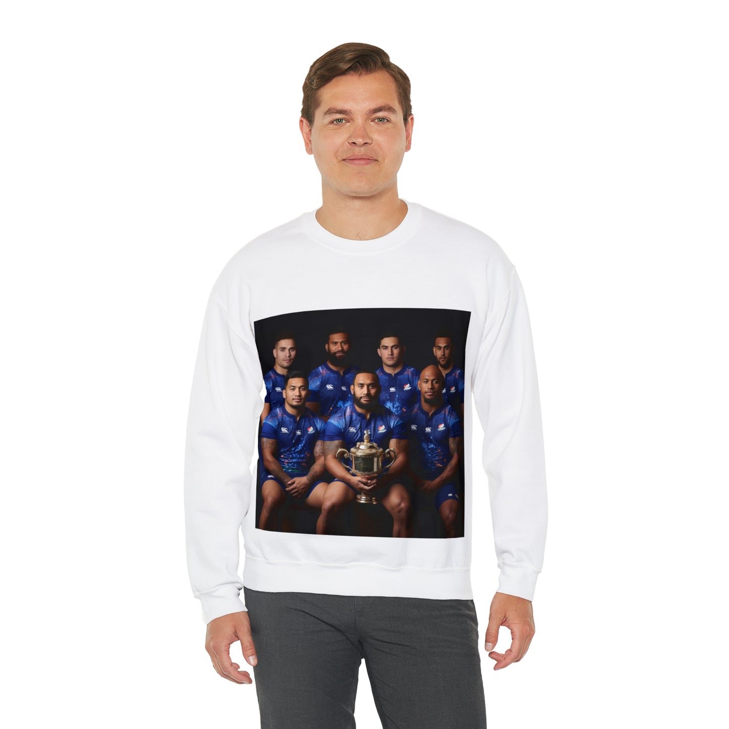Samoa RWC Photoshoot - light sweatshirts