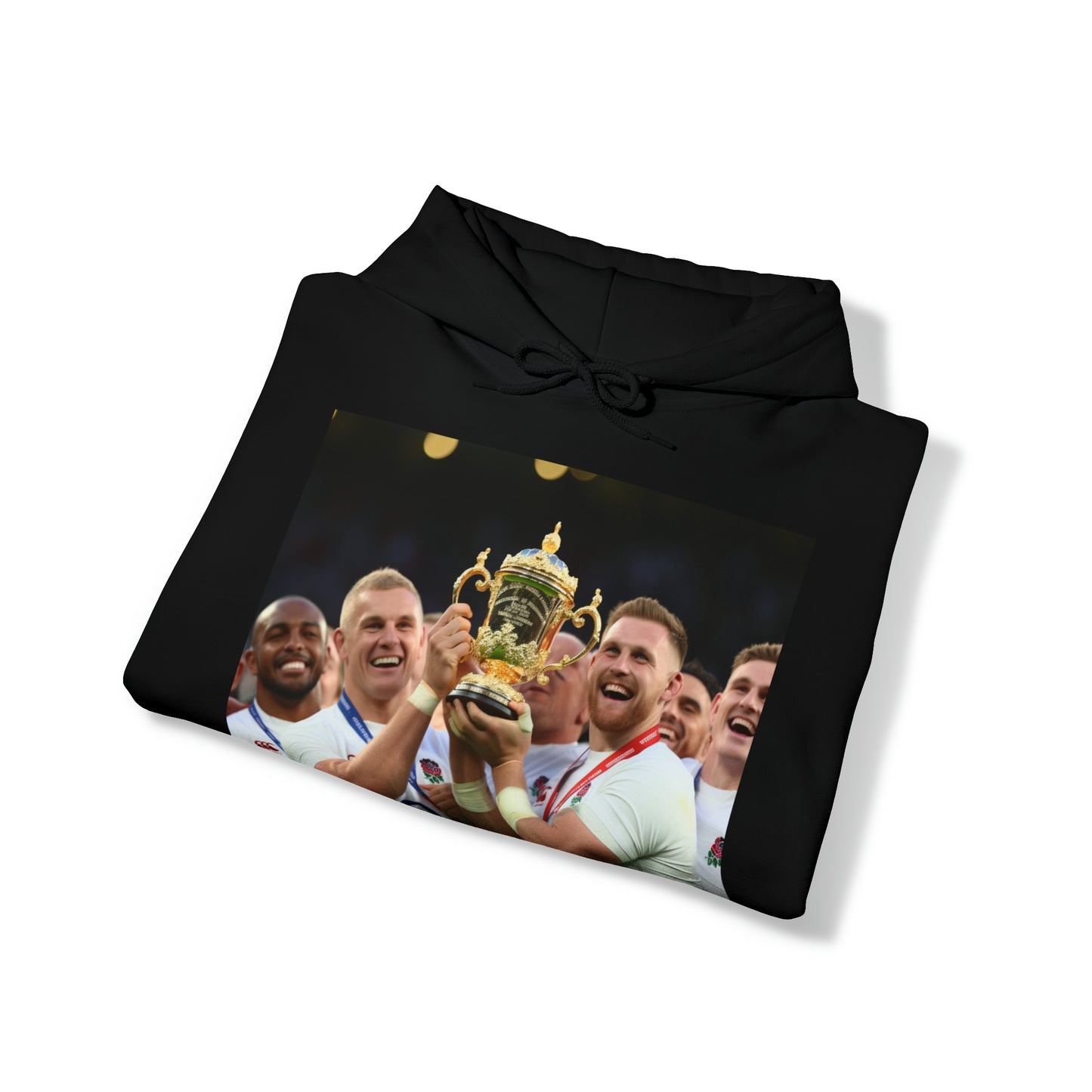 England Celebrating Winning World Cup - dark hoodies