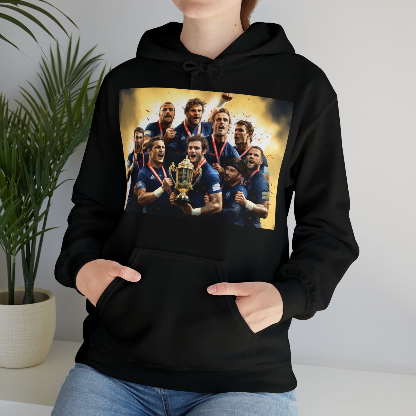 France Winning RWC 2023 - dark hoodies