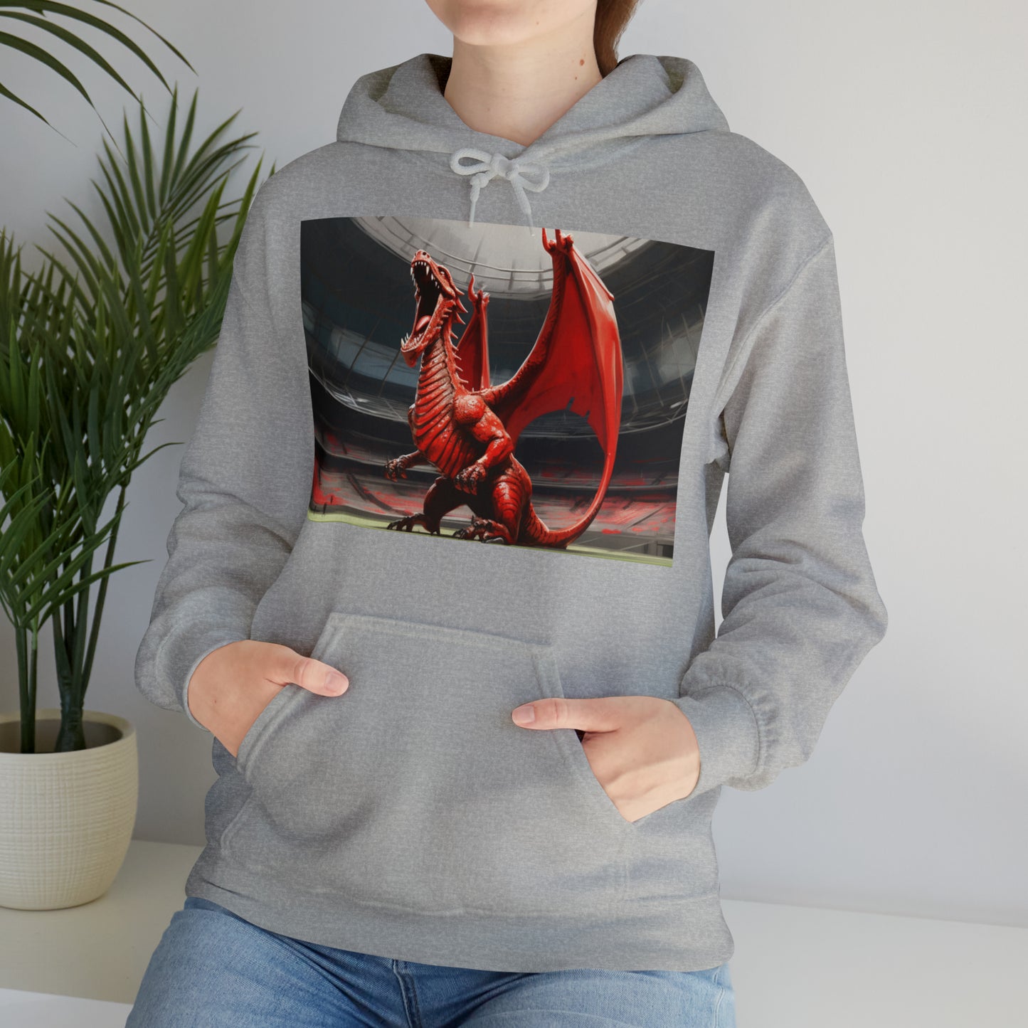 Welsh Dragon 2 - light hoodies