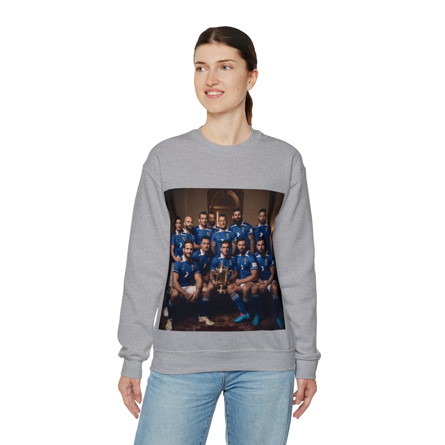 Italy World Cup photoshoot - light sweatshirts