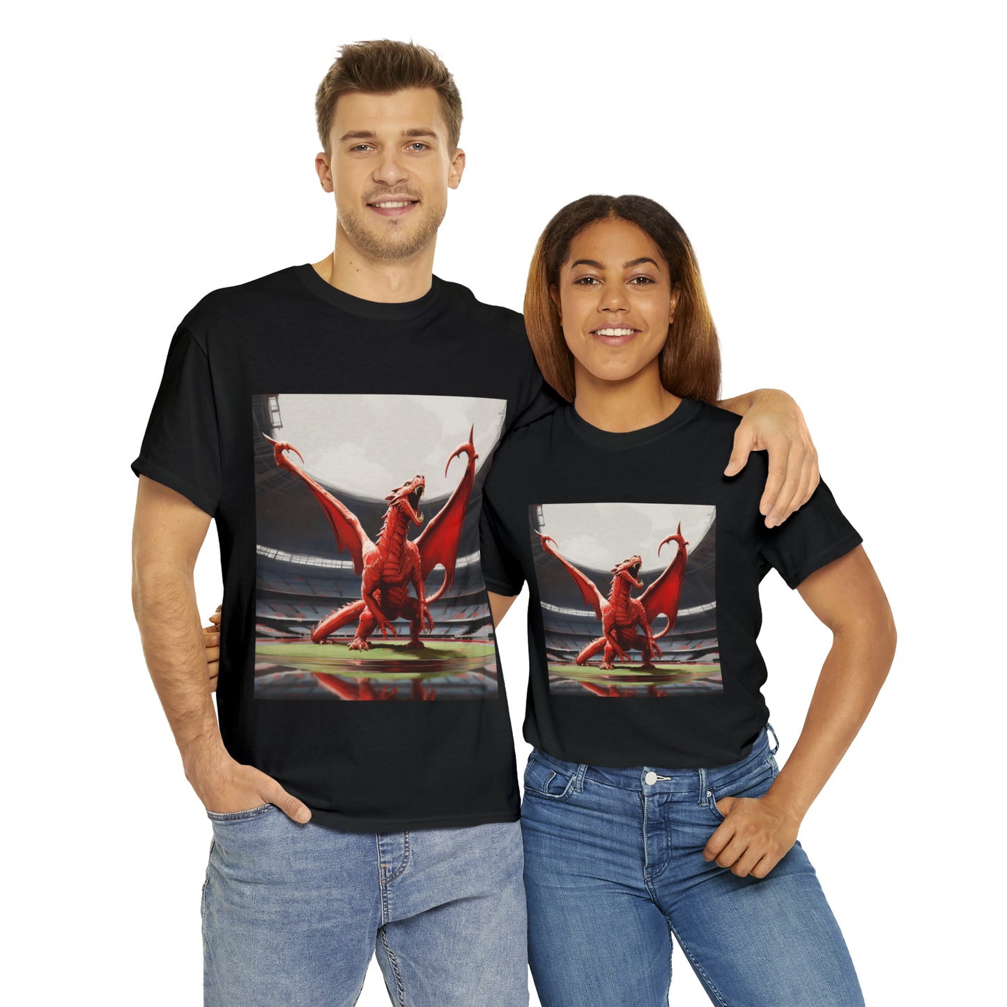 Welsh Dragon - dark shirts