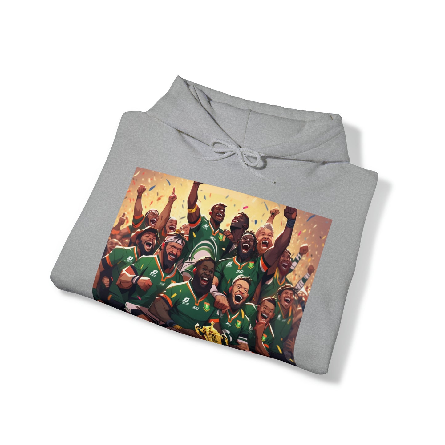 Springboks Celebrating with RWC - light hoodies