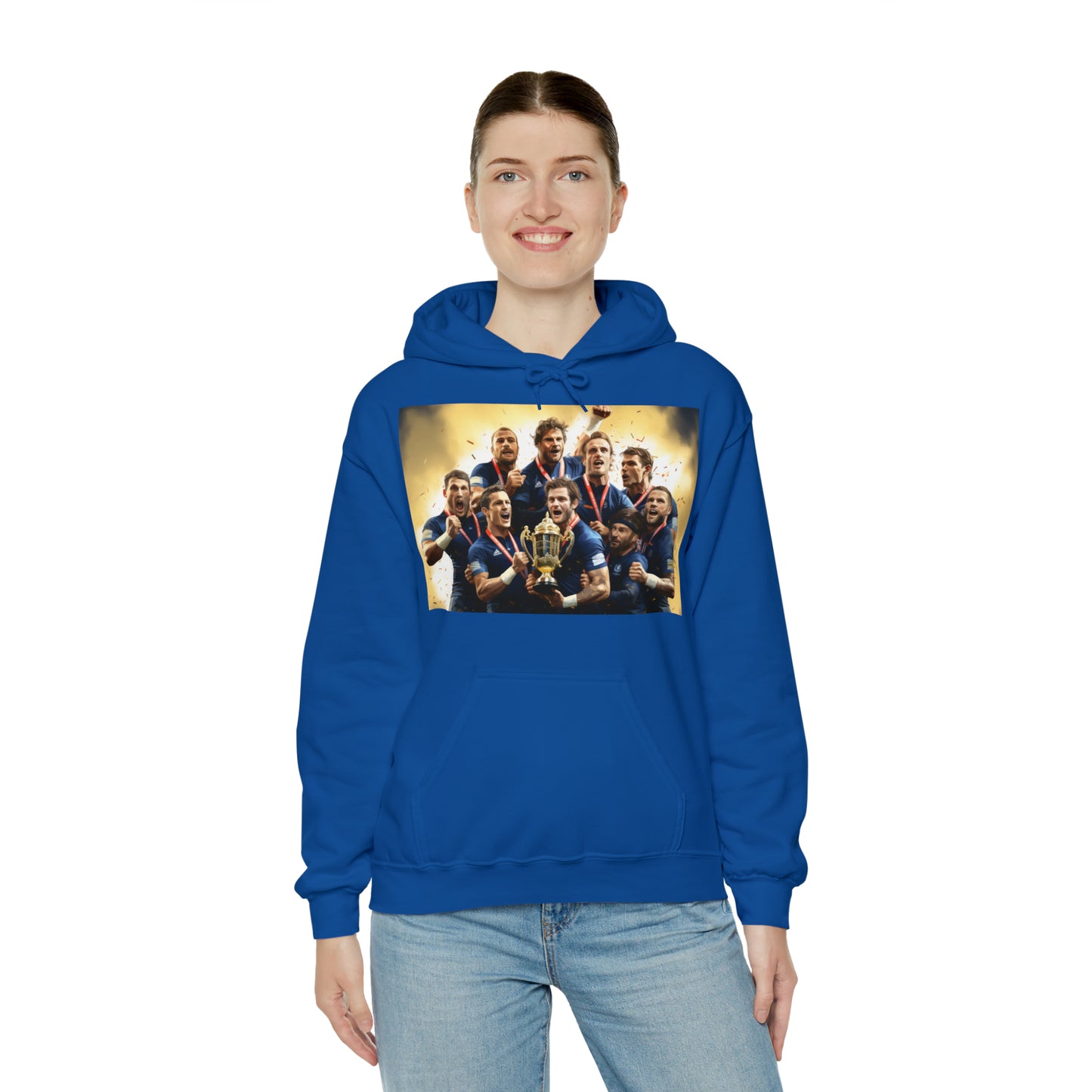 France Winning RWC 2023 - dark hoodies