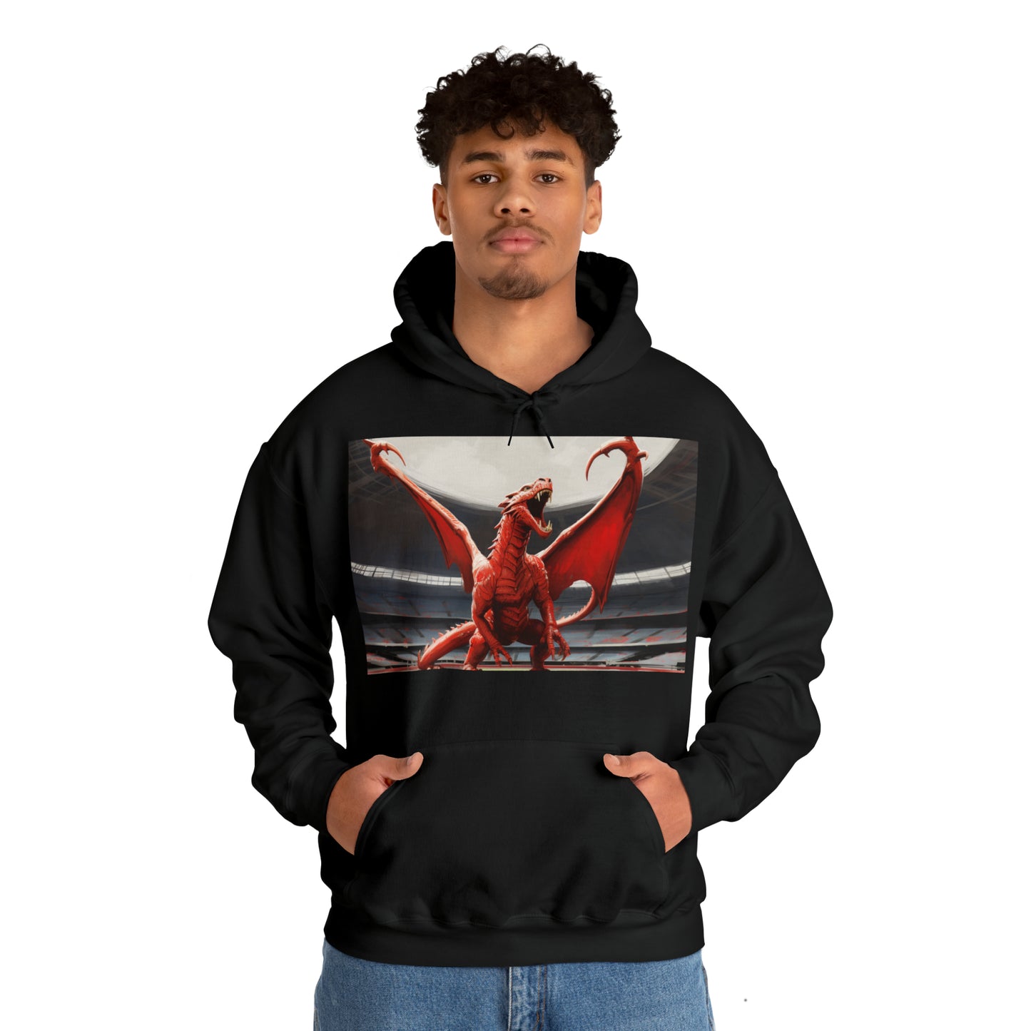 Welsh Dragon - dark hoodies