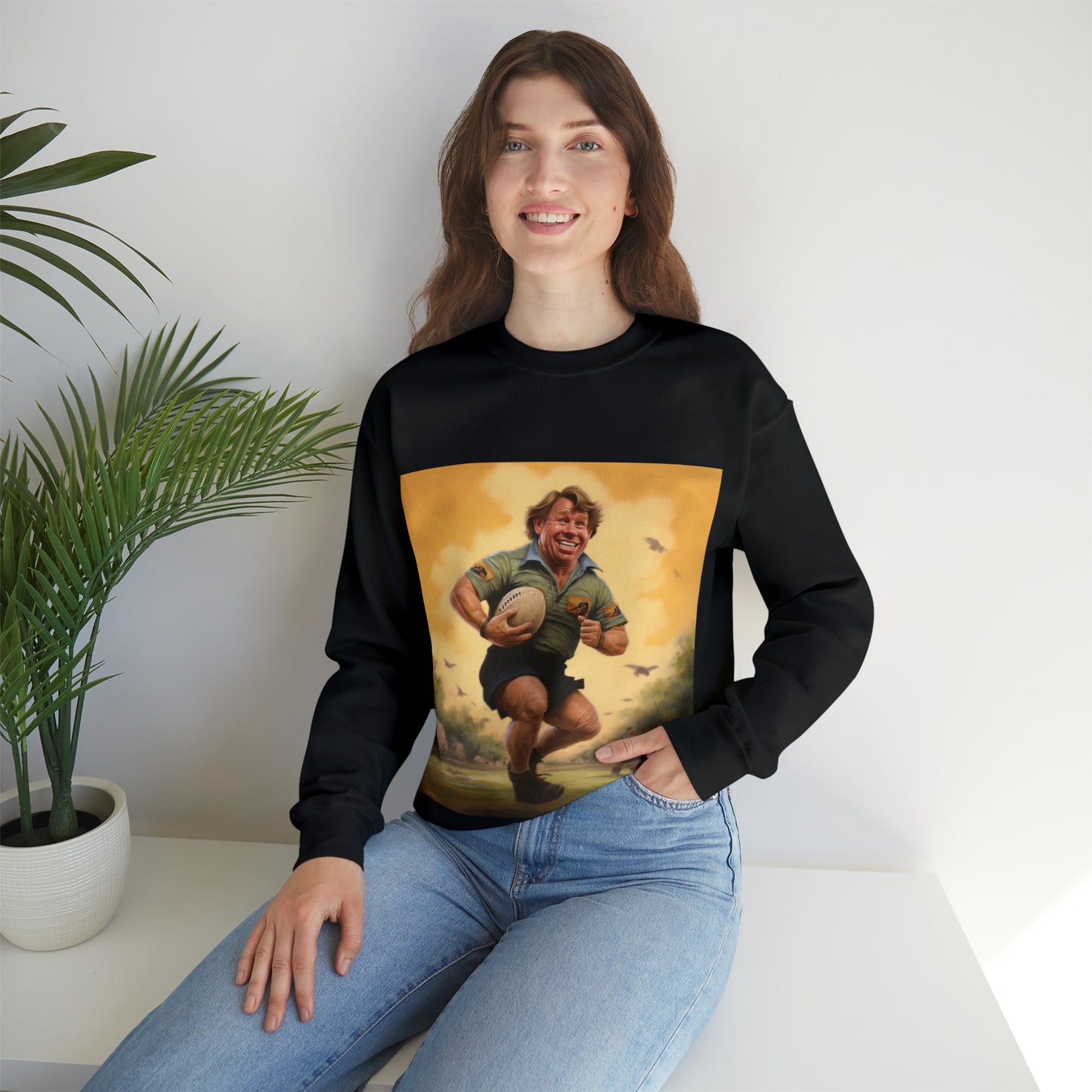 Steve Irwin - black sweatshirt