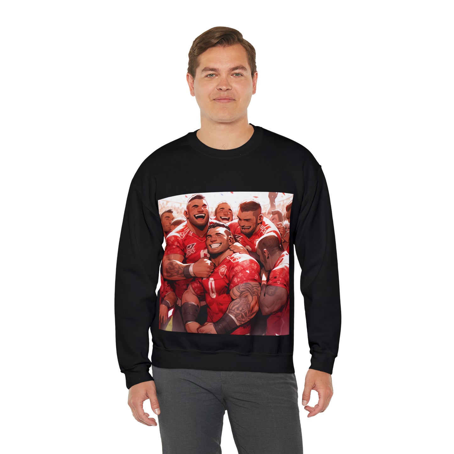 Happy Tonga - black sweatshirt