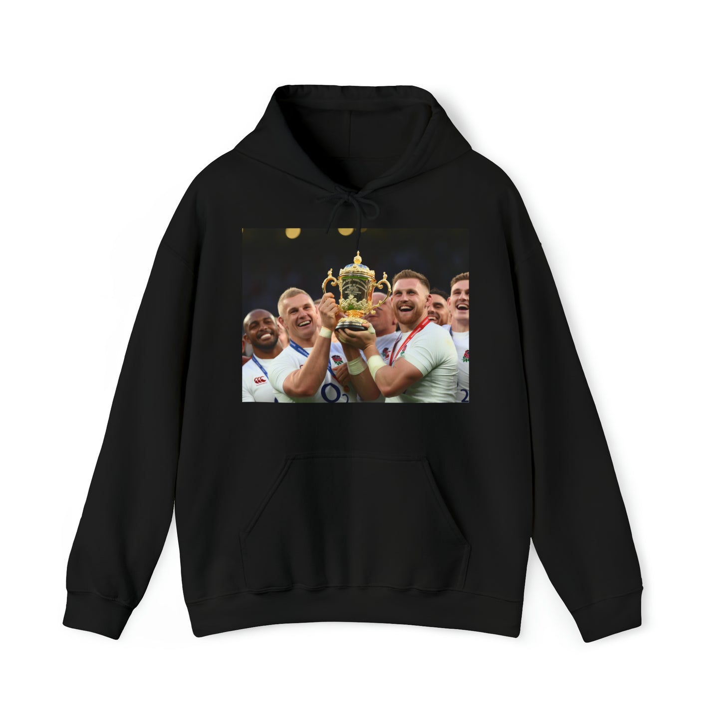 England Celebrating Winning World Cup - dark hoodies