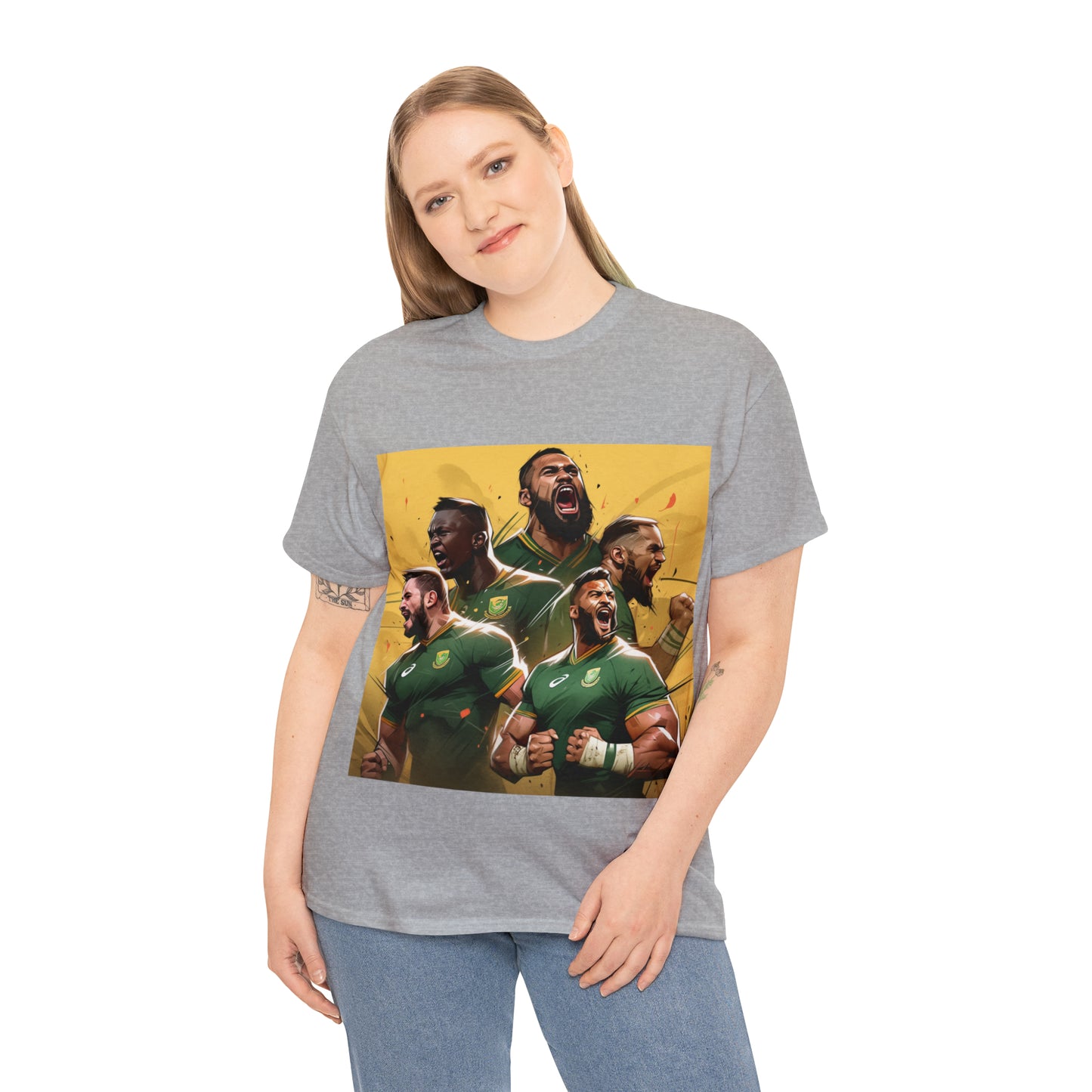 Springboks Celebrating - light shirts