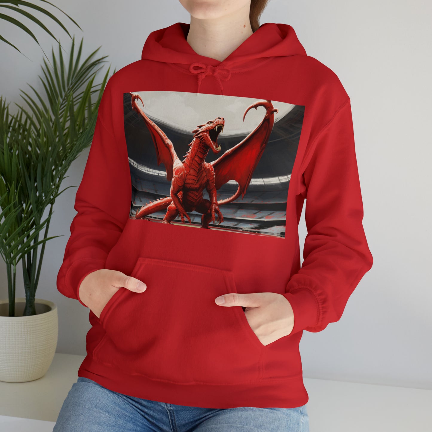 Welsh Dragon - dark hoodies