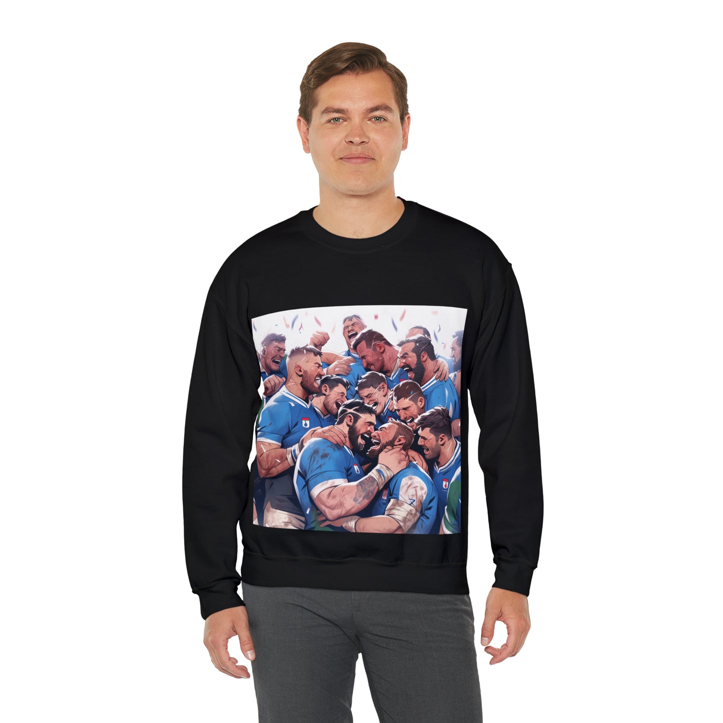 Post Match Italy - black sweatshirts