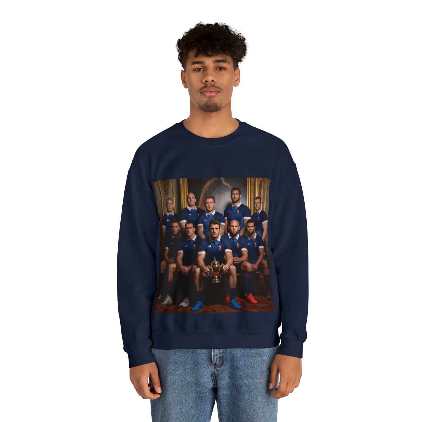 France World Cup Photoshoot - dark sweatshirts