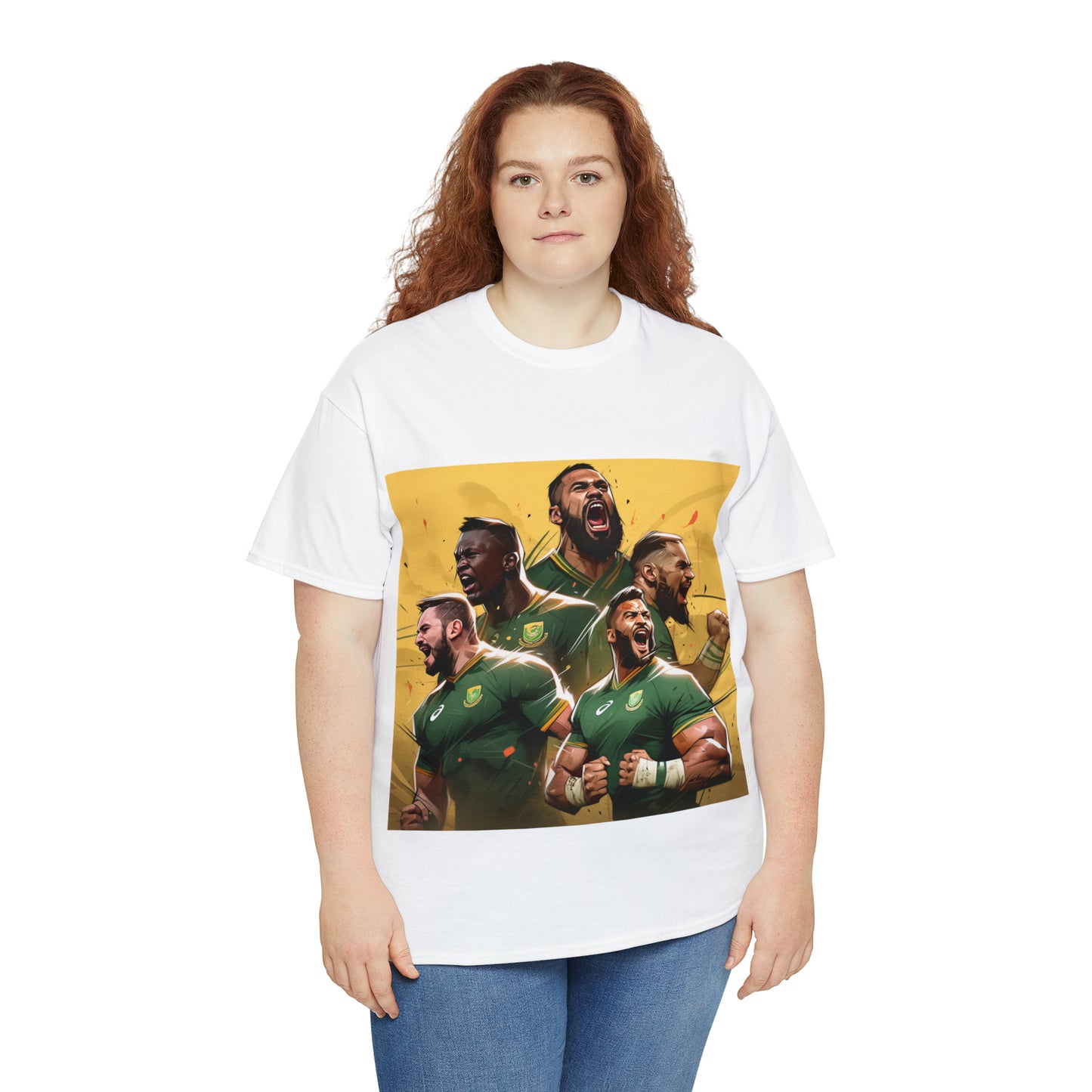 Springboks Celebrating - light shirts