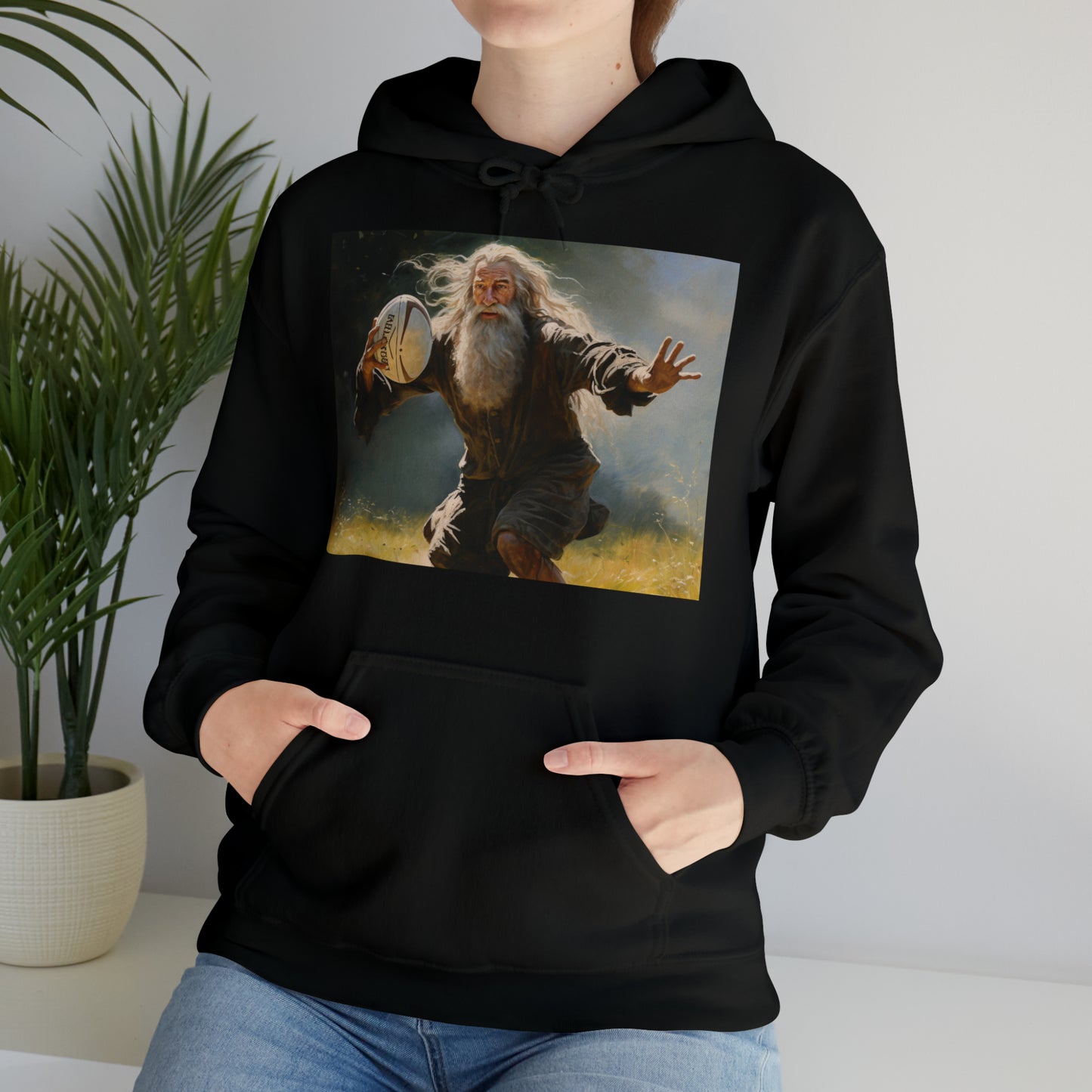 Rugby Gandalf - black hoodie