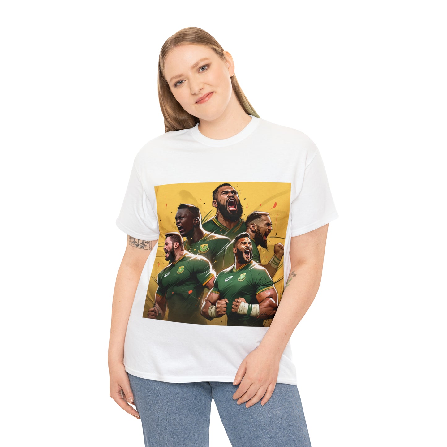 Springboks Celebrating - light shirts