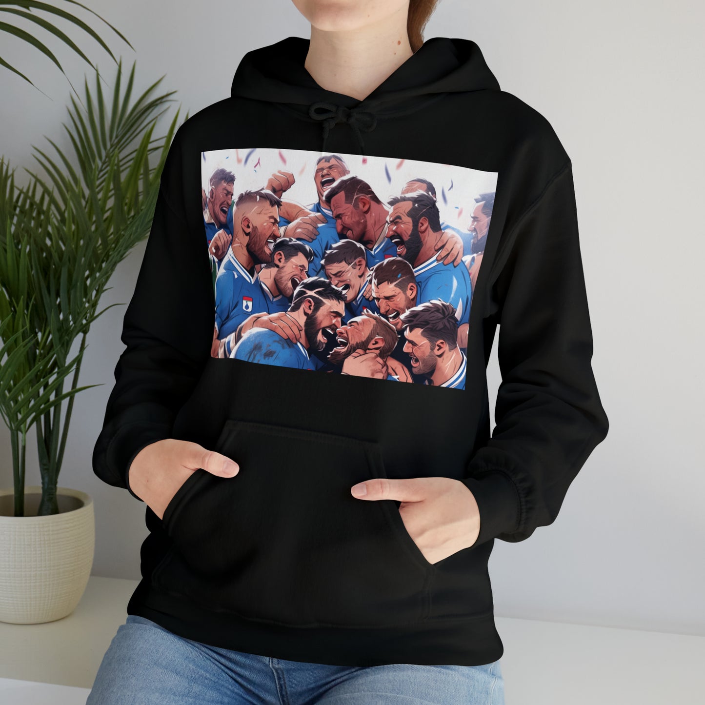 Post Match Italy - dark hoodies