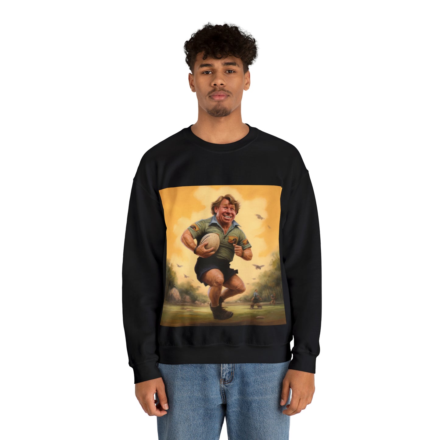 Steve Irwin - black sweatshirt