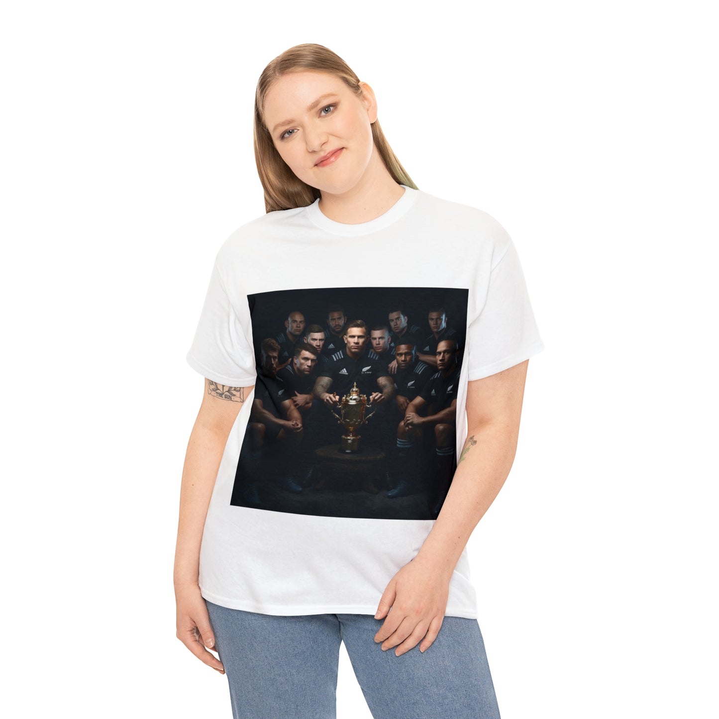 All Blacks Winners Photoshoot - light shirts