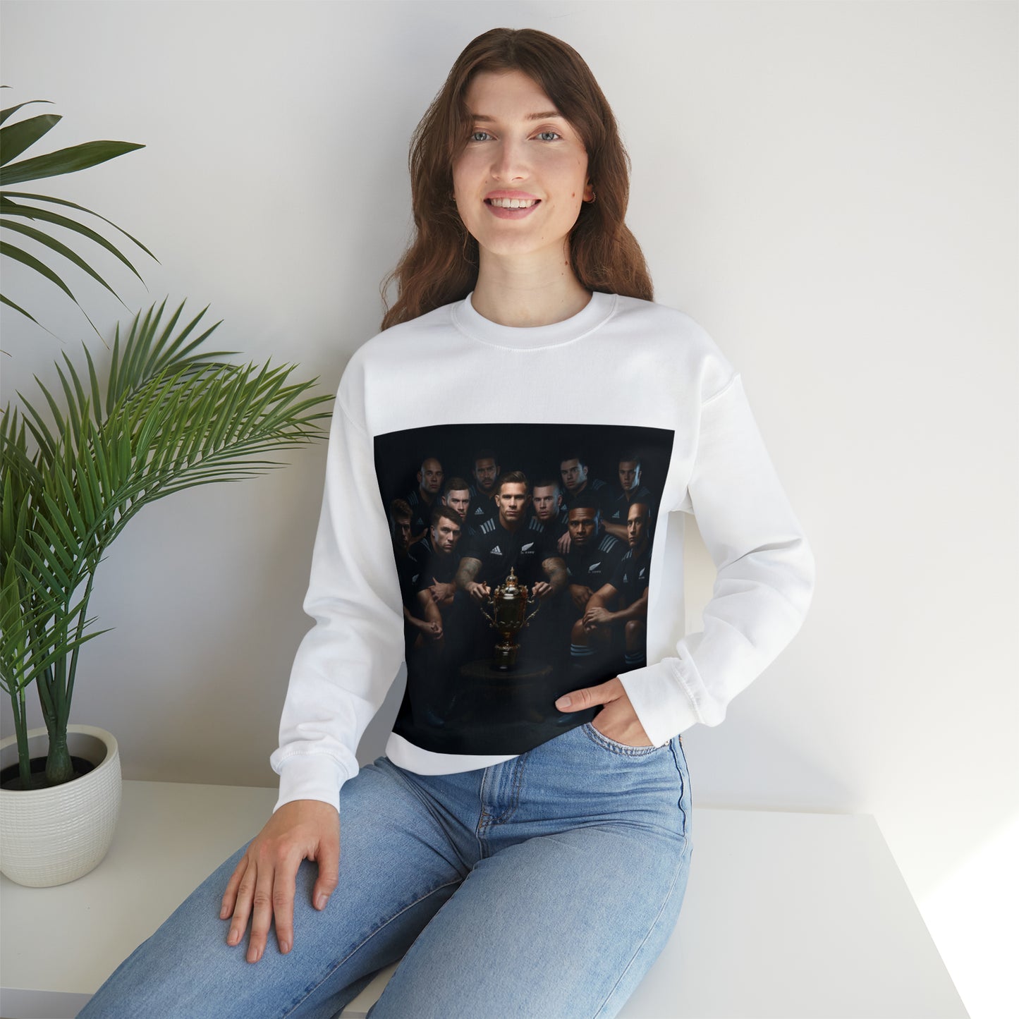 All Blacks Winners Photoshoot - light sweatshirts