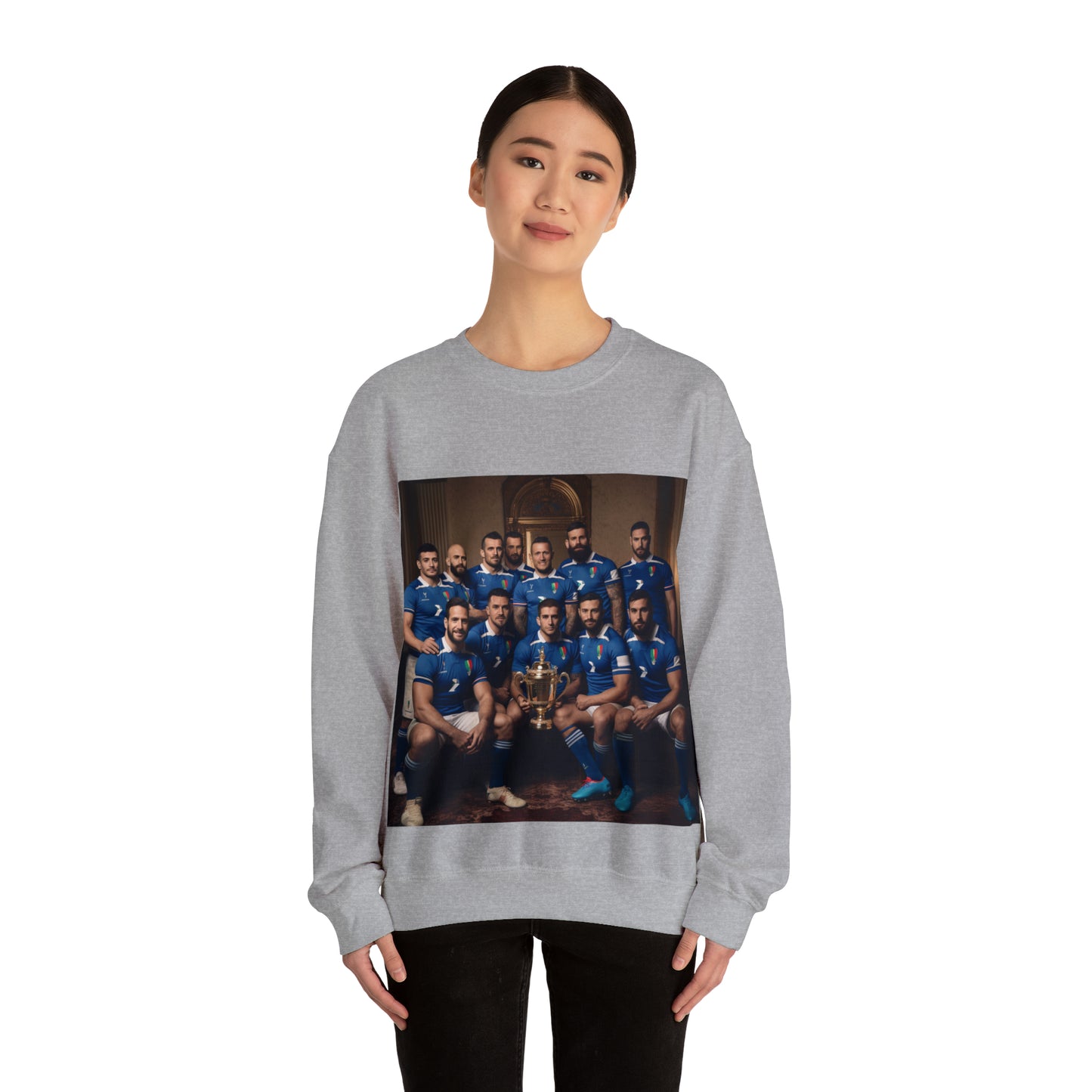 Italy World Cup photoshoot - light sweatshirts