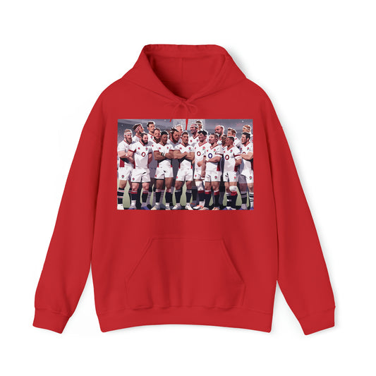 England Full Team - dark hoodies