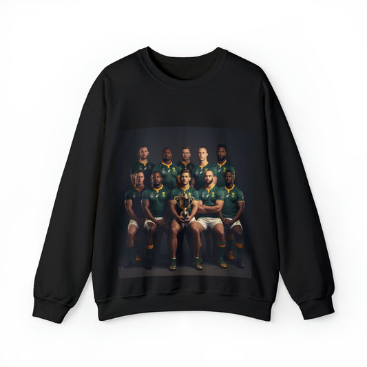 Springbok RWC photoshoot - black sweatshirts