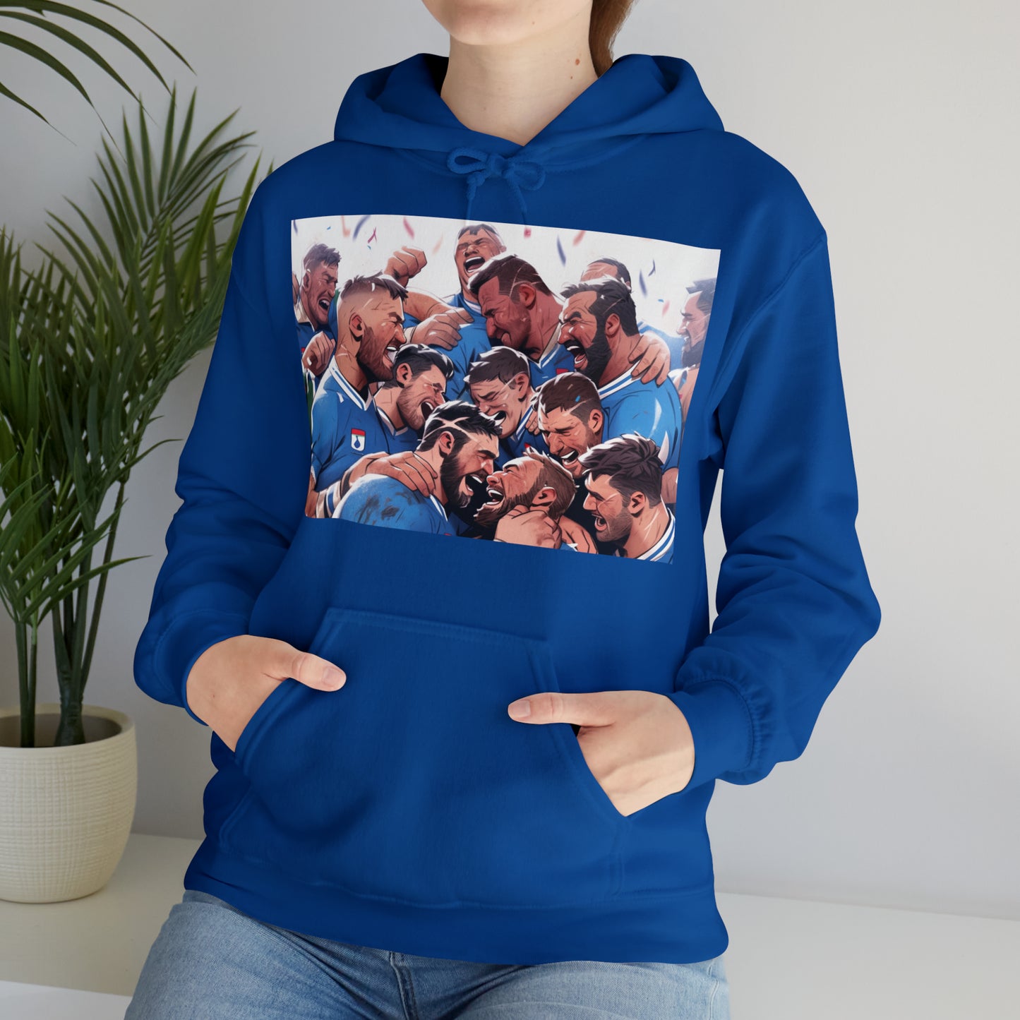 Post Match Italy - dark hoodies