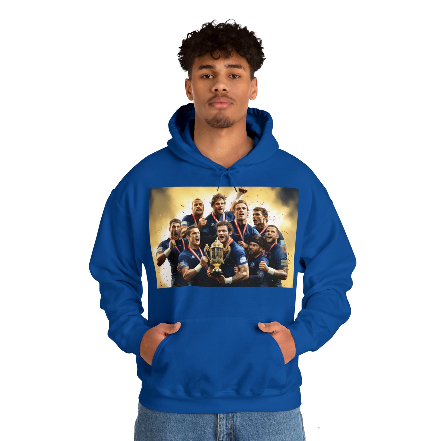 France Winning RWC 2023 - dark hoodies