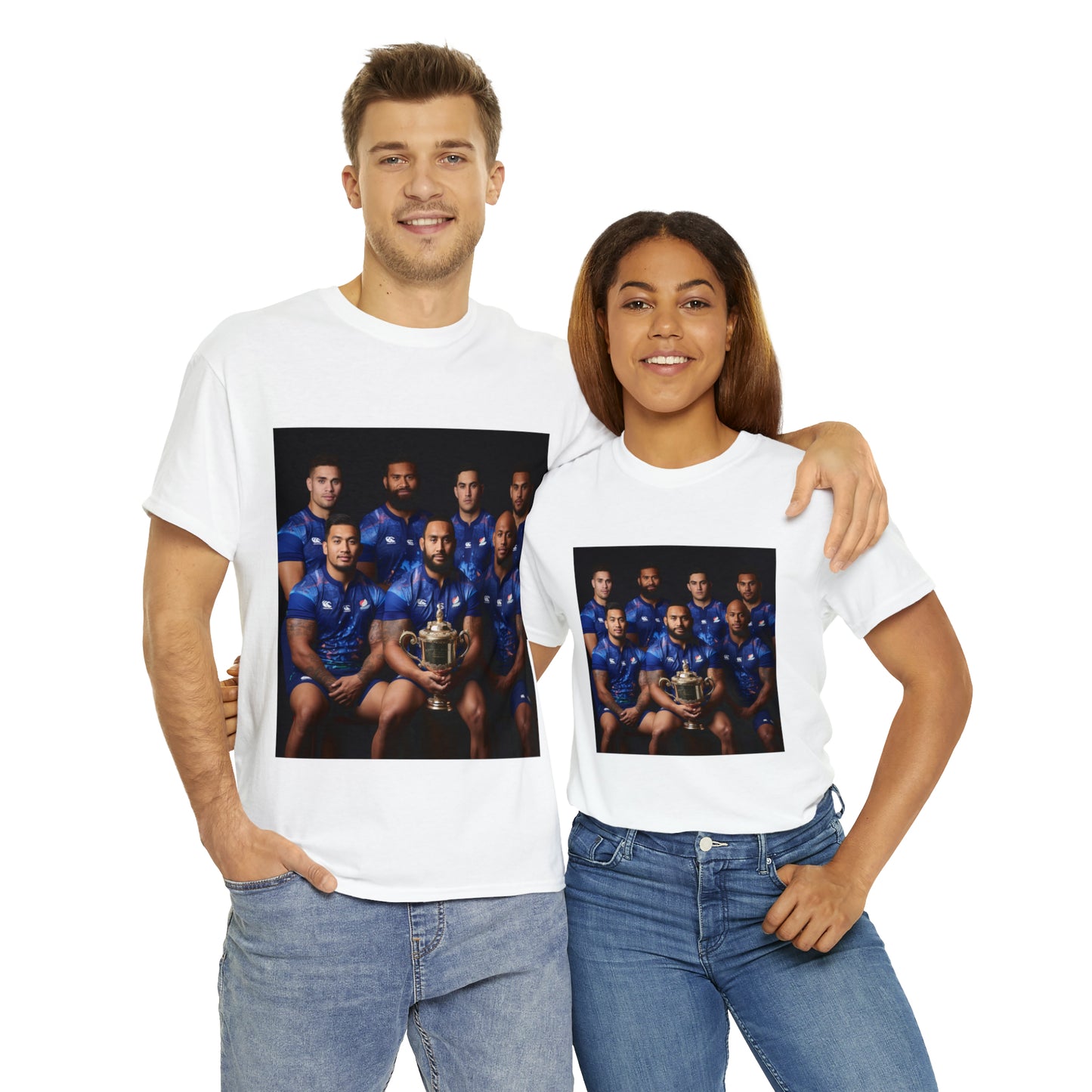 Samoa RWC Photoshoot - light shirts