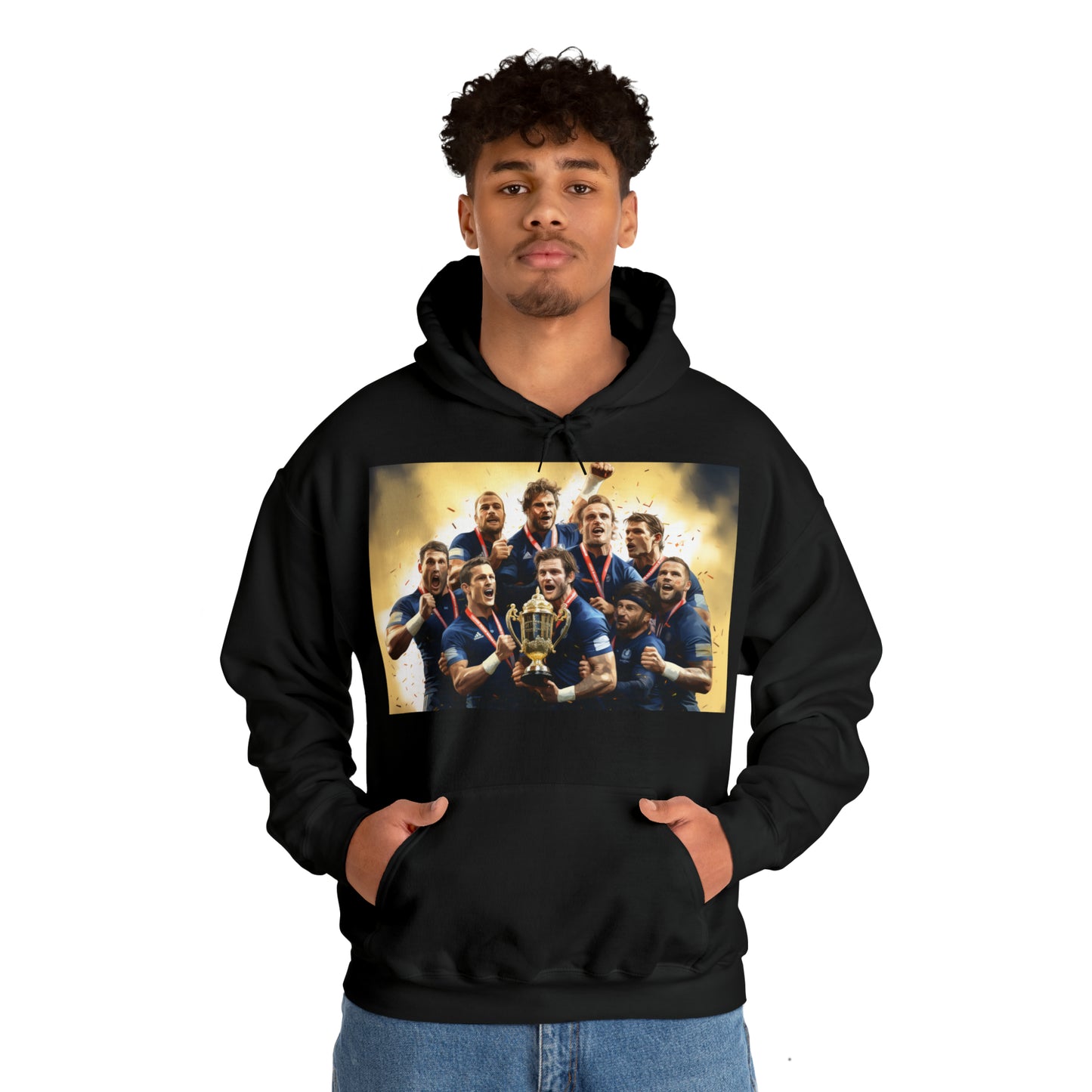 France Winning RWC 2023 - dark hoodies