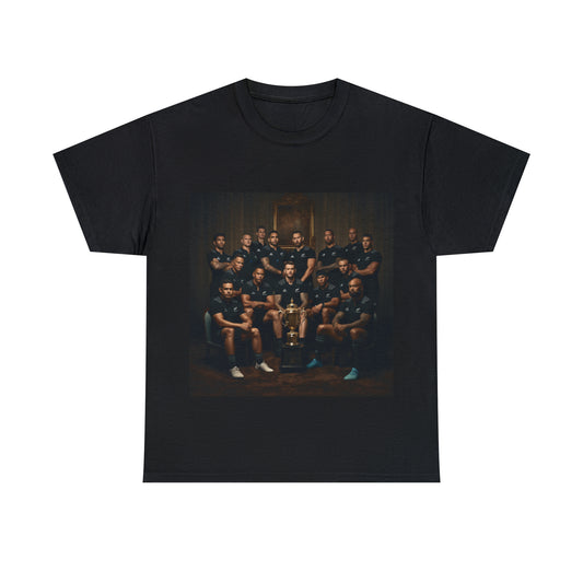 All Blacks with Web Ellis Cup - black shirt