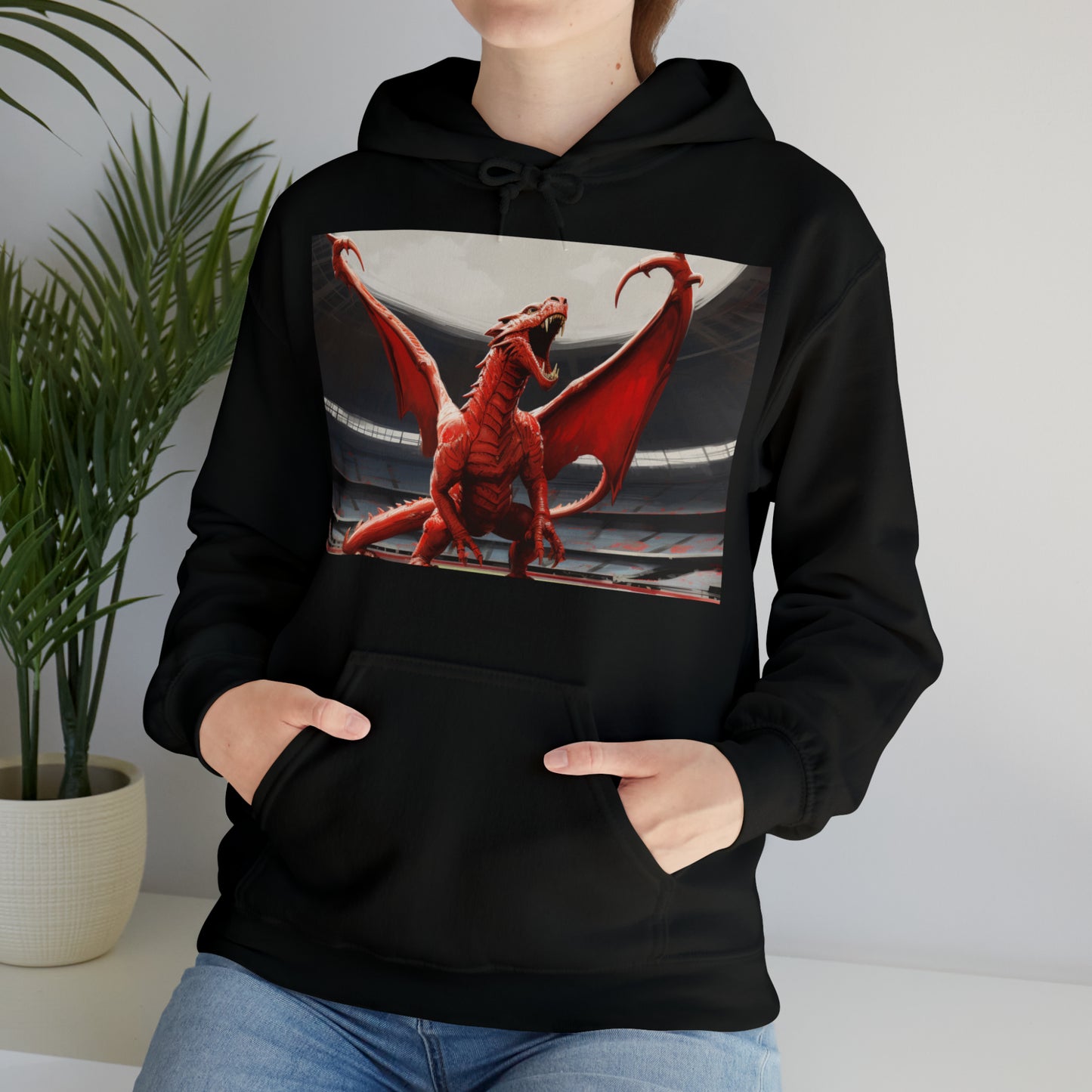 Welsh Dragon - dark hoodies