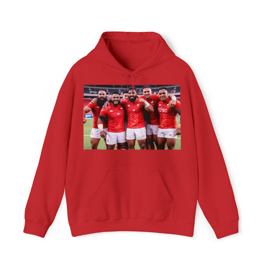 Post Match Tonga - dark hoodies