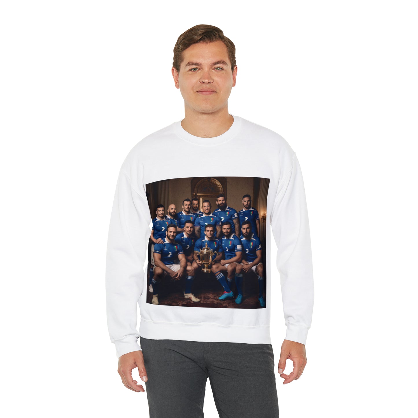 Italy World Cup photoshoot - light sweatshirts